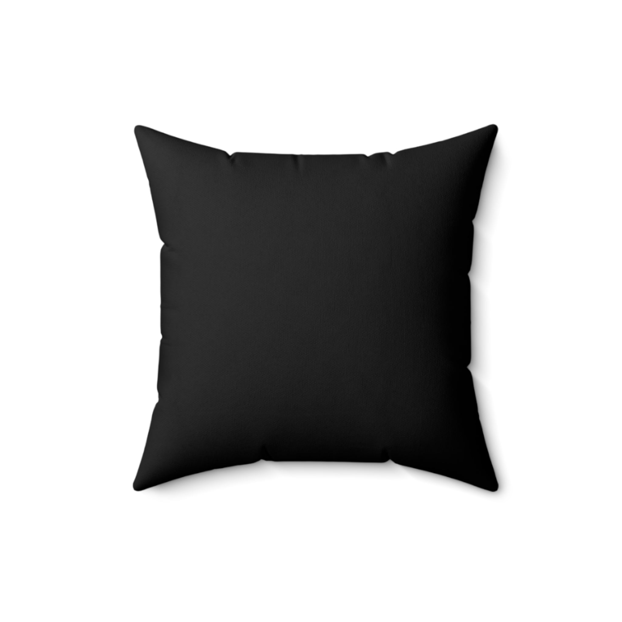 Ethiopian Gold Stripe Black Faux Suede Pillow – Elegant Monogram Accent - Faith
