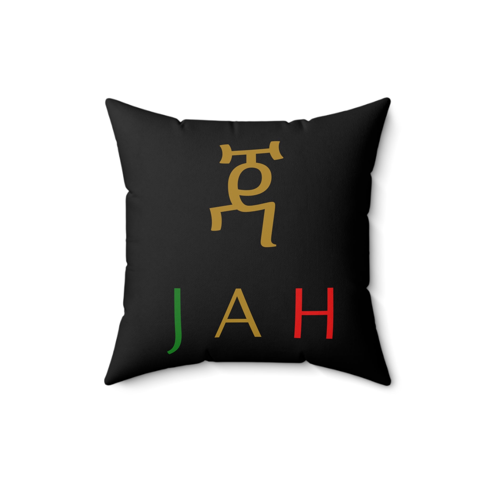 ETHIOPIAN JAH Reggae Cushion -Spun Polyester Pillow