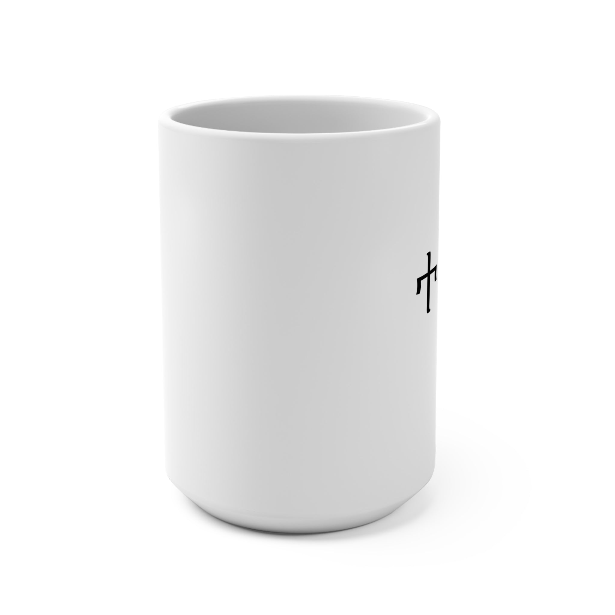 Ethiopian 15oz Ceramic Mug with Amharic Script and Butterfly  - Hope