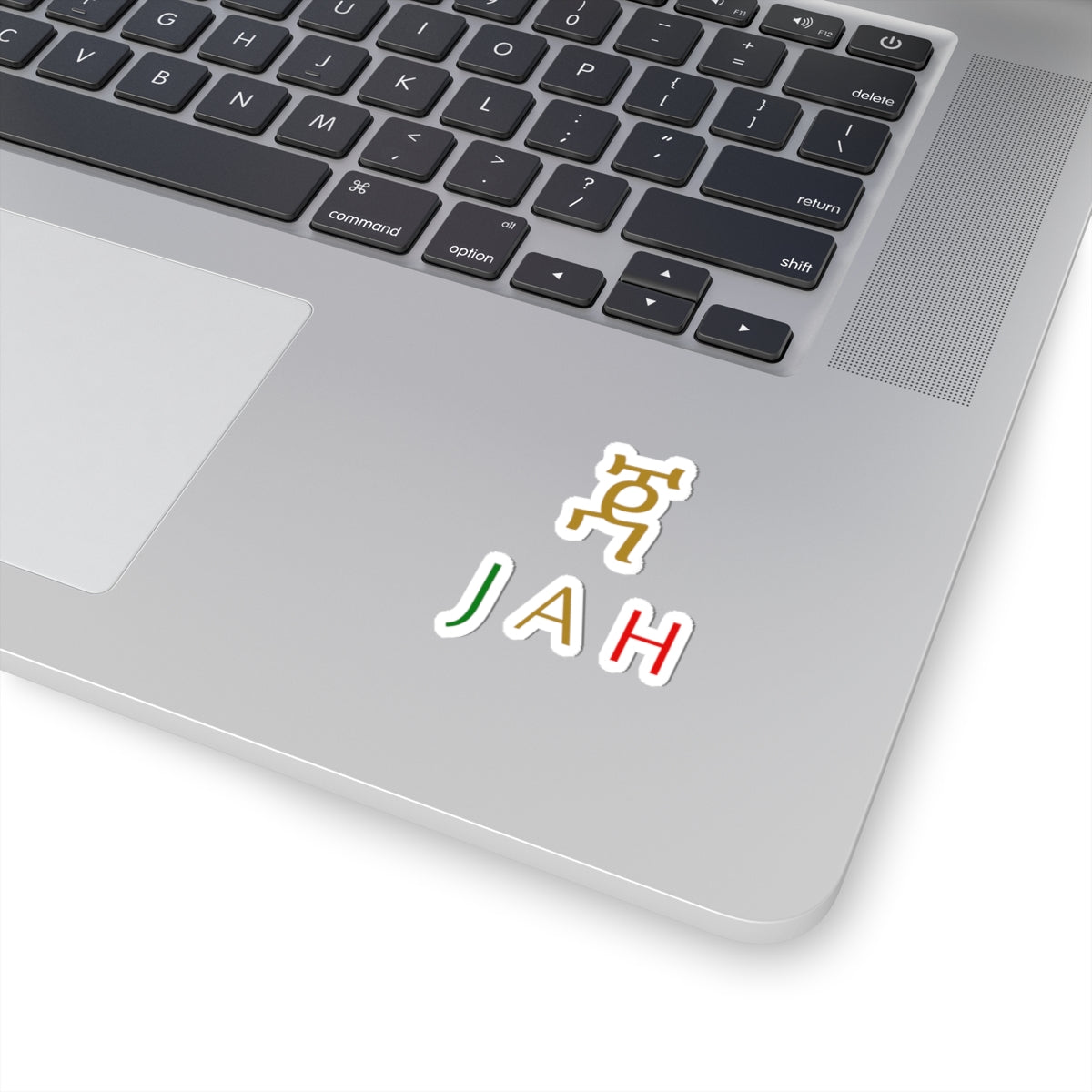 JAH reggae colors Kiss-Cut Sticker | rastafarian laptop decal