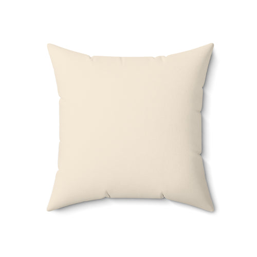 Ethiopian 'Faith' Letters Pillow Spun Polyester Square Pillow | Amharic Belief Design